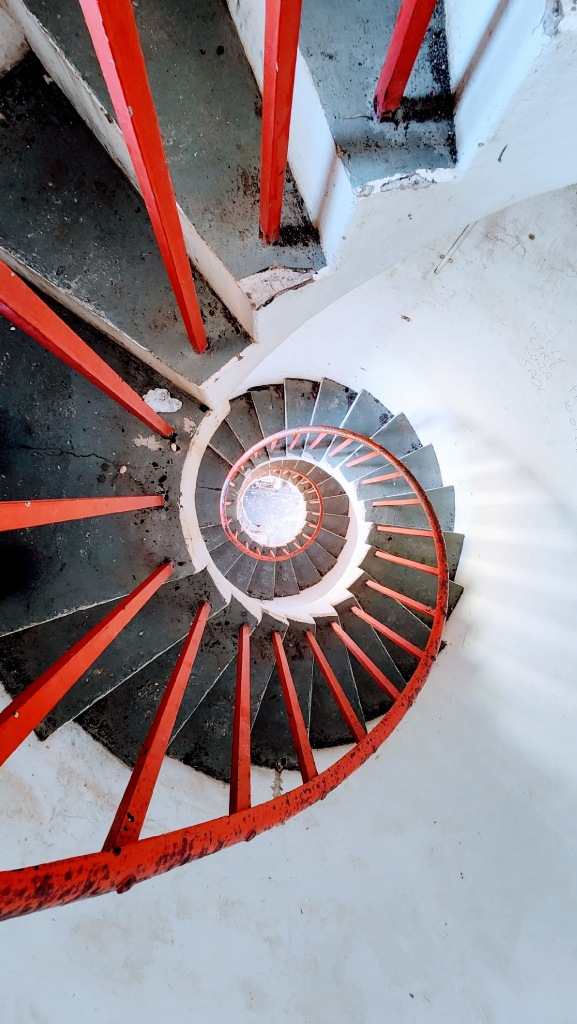 WORDLESS WEDNESDAY – OLD LIGHTHOUSE STAIRS.